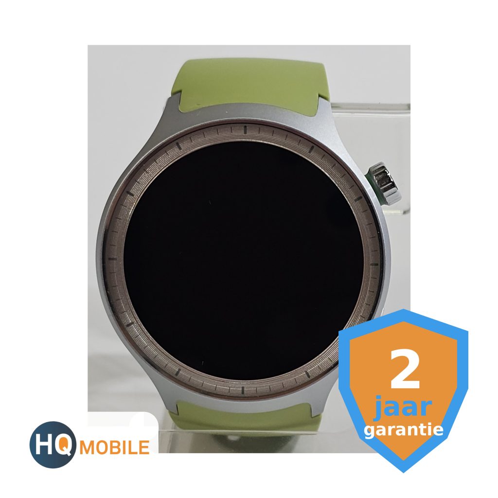 motorola moto watch zilver groen band | retourdeal