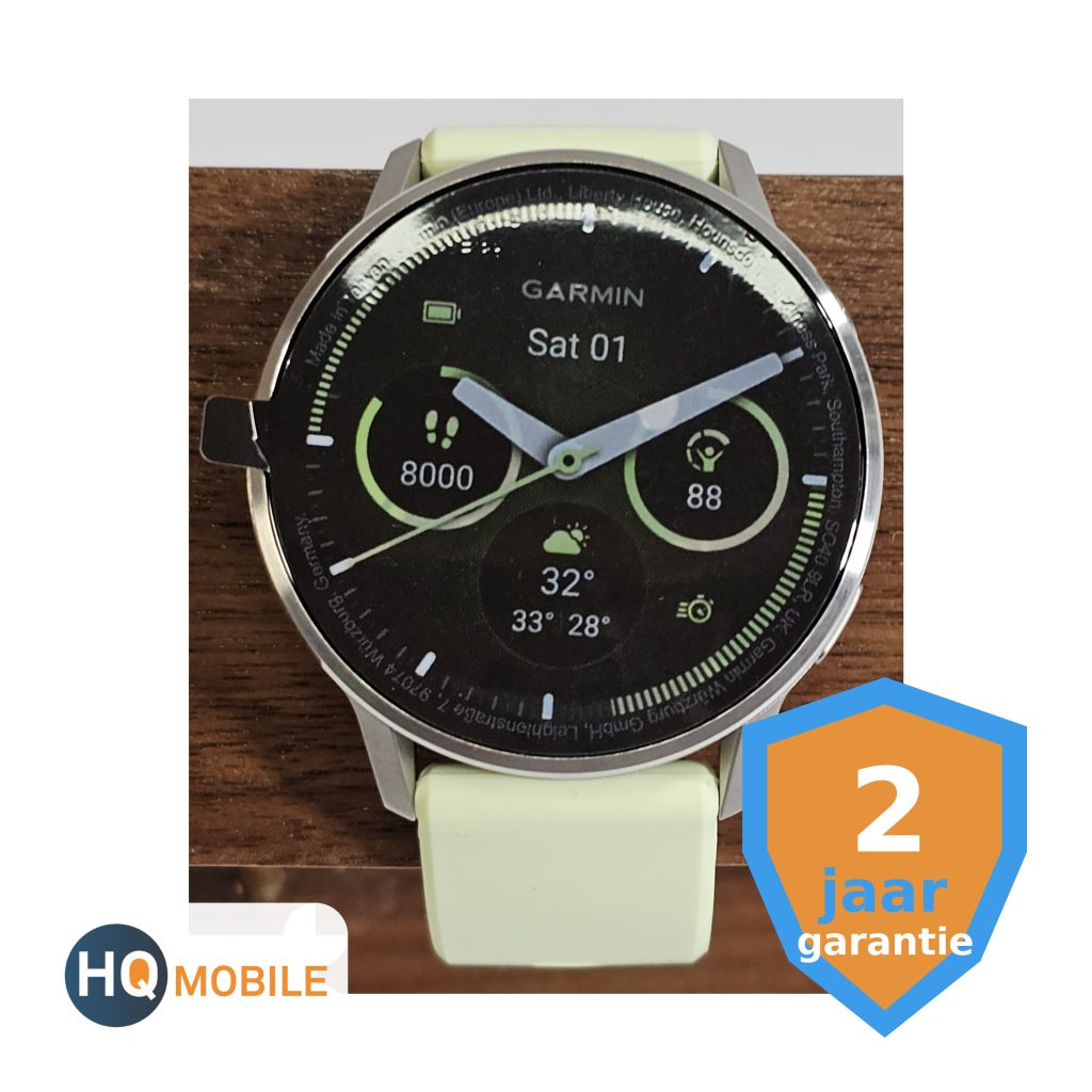 garmin venu 4 45mm zilver geel | retourdeal